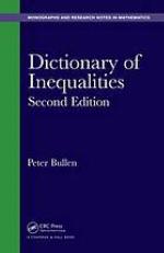 Dictionary of Inequalities