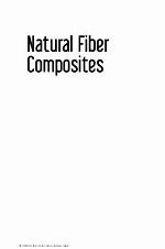 Natural Fiber Composites