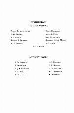 Advances in lipid research. Volume 1