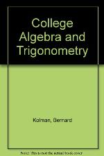College Algebra and Trigonometry.