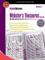 Webster's Thesaurus, Grades 4--8