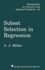 Subset selection in regression