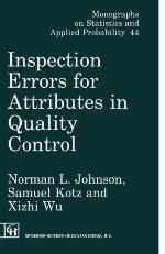 Inspection errors for attributes in quality control
