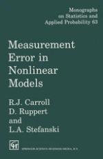 Measurement error in nonlinear models