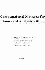Computational Methods for Numerical Analysis with R