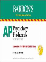 AP Psychology Flashcards