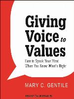 Giving Voice to Values
