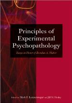Principles of Experimental Psychopathology