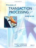 Principles of Transaction Processing