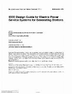 IEEE Design Guide for Electric Power Service Systems for Generating Stations