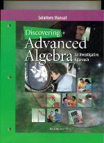 Discovering Advanced Algebra