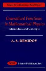 Generalized Functions in Mathematical Physics