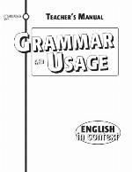 Grammer and Usage