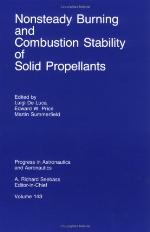 Nonsteady Burning And Combustion Stability Of Solid Propellants (Progress In Astronautics And Aeronautics, Vol 143)