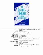 From Gesture to Language in Hearing and Deaf Children