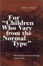 For “Children Who Vary from the Normal Type”