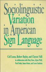 Sociolinguistic Variation in American Sign Language