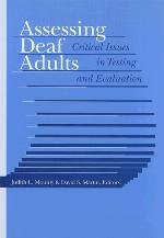 Assessing Deaf Adults