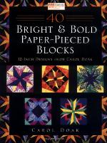 40 Bright &amp; Bold Paper-Pieced Blocks