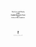 The Lives and Works of the English Romantic Poets