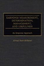 Earnings Measurement, Determination, Management, and Usefulness