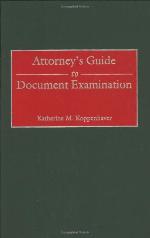 Attorney's Guide to Document Examination