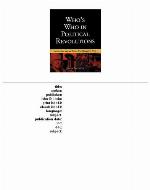 Who's Who in Political Revolutions