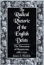 Radical Rhetoric of the English Deists