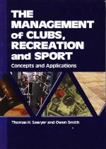 The Management of Clubs, Recreation and Sport