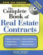 The Complete Book of Real Estate Contracts [With CDROM]