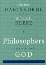 Philosophers Speak of God