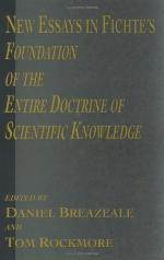 New Essays in Fichte's Foundation of the Entire Doctrine of Scientific Knowledge