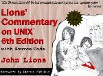 Lions’ Commentary on UNIX 6th Edition with Source Code