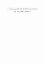 A Grammar of the Hittite Language. Part 1