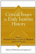 Critical Issues in Early Israelite History
