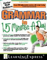 Grammar in 15 Minutes a Day [With Free Online Practice Exercises Access Code] (Junior Skill Builders)
