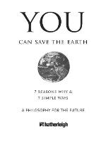 You Can Save the Earth