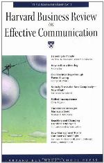 Harvard Business Review on Effective Communication