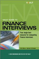 Vault Guide to Finance Interviews