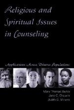Religious and Spiritual Issues in Counseling