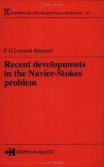 Recent Developments in the Navier-Stokes Problem