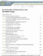 Encyclopedia of Nanoscience and Nanotechnology