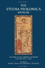 Studia Philonica Annual