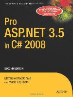Pro ASP.NET 3.5 in C# 2008