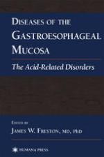 Diseases of the gastroesophageal mucosa : the acid-related disorders