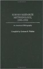 Survey Research Methodology 1990-1999