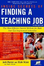 Inside Secrets of Finding a Teaching Job