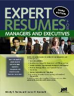 Expert Resumes for Managers and Executives