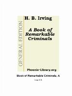 A Book of Remarkable Criminals