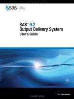 Sas 9.2 Output Delivery System User's Guide